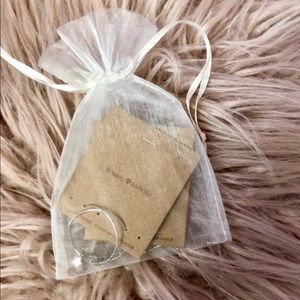 NEW Brandy Melville hoops and star necklace